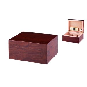 Angelo Humidor Echtholz Furnier Mahagonie