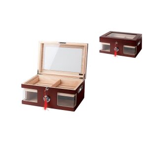 Wood Wonderful Kristallglas Humidor V-1320
