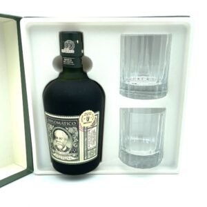 Diplomatico Reserva Exclusiva Geschenkset mit eckigen Gläser