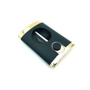 Winjet Zigarrenabschneider Kerb gold /schwarz