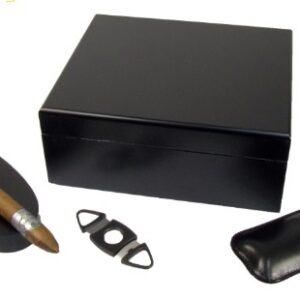 Humidor Geschenkset schwarz