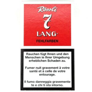 Rössli 7 lang Fehlfarben