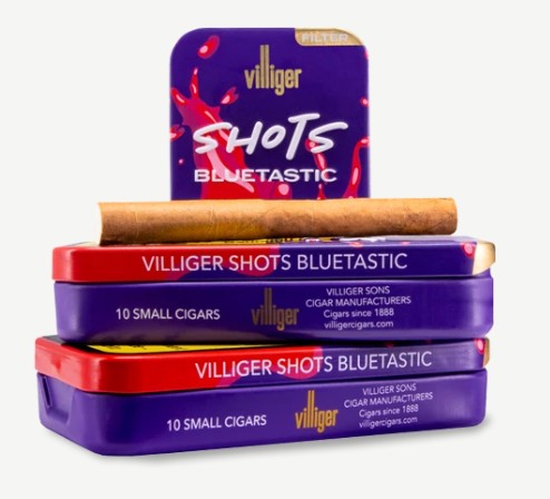 Villiger Shots Bluetastic 10-er Pack